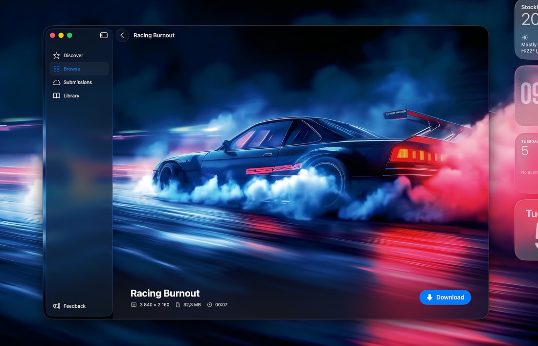 Backdrop Discover Tab