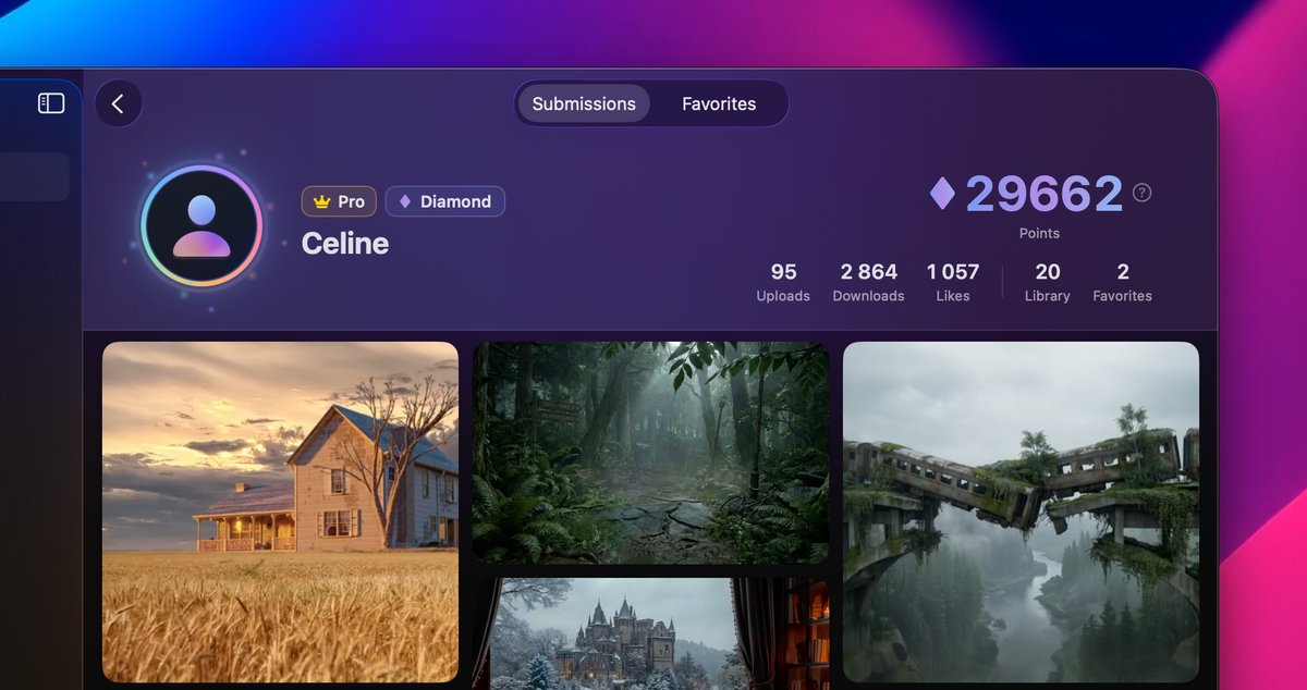 Backdrop's community profile showing tier ranking and submissions