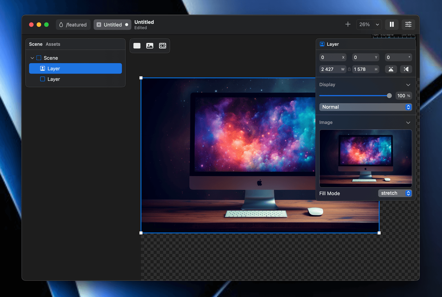 The Backdrop Editor