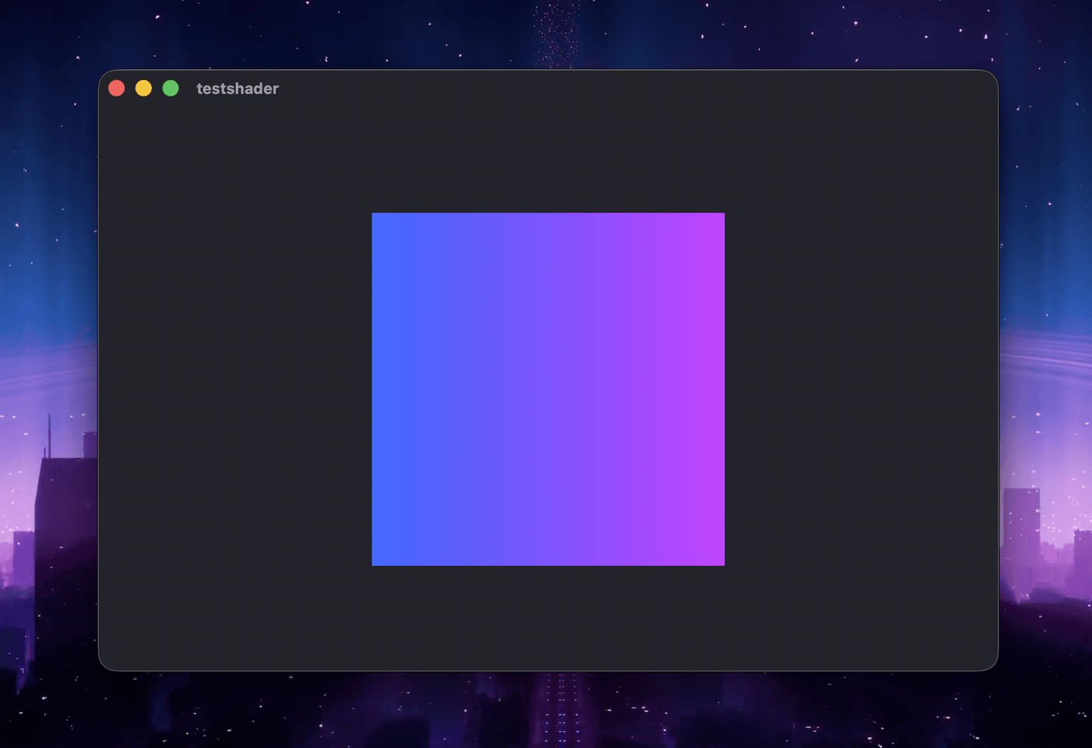 Gradient shader effect