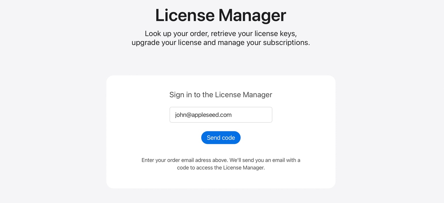 License Manager