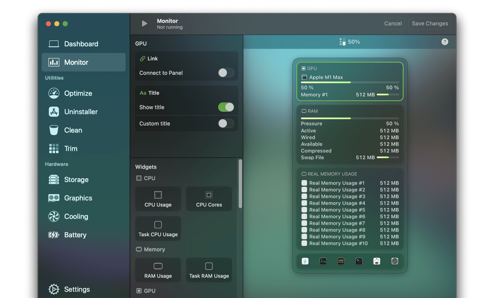 Sensei Monitor Editor
