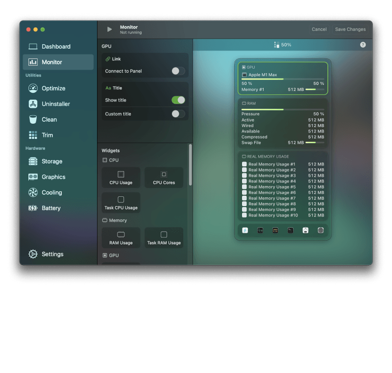 Sensei Monitor Editor