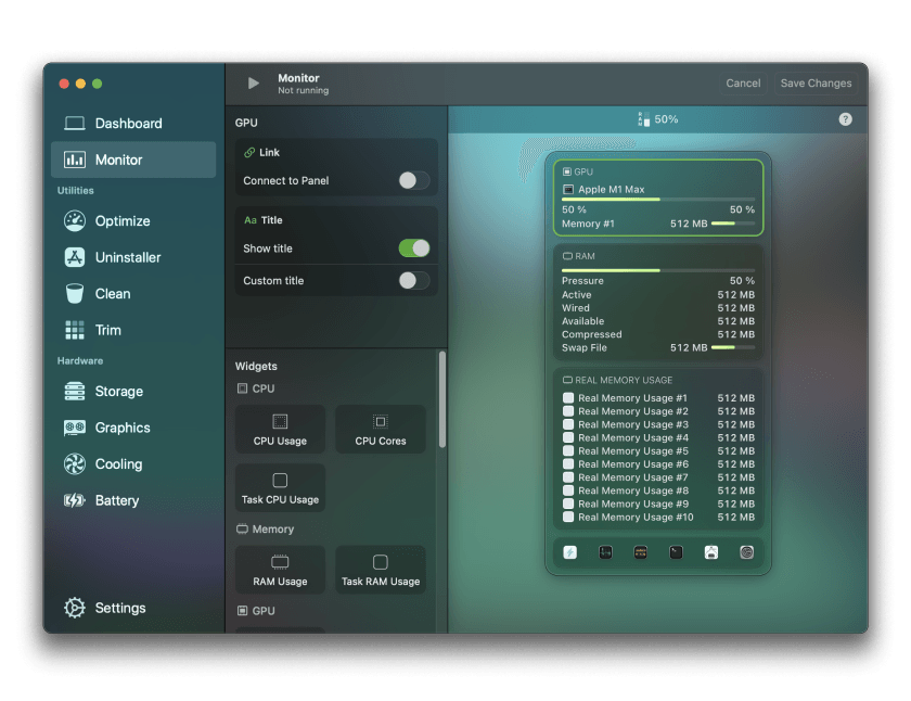 Sensei Monitor Editor